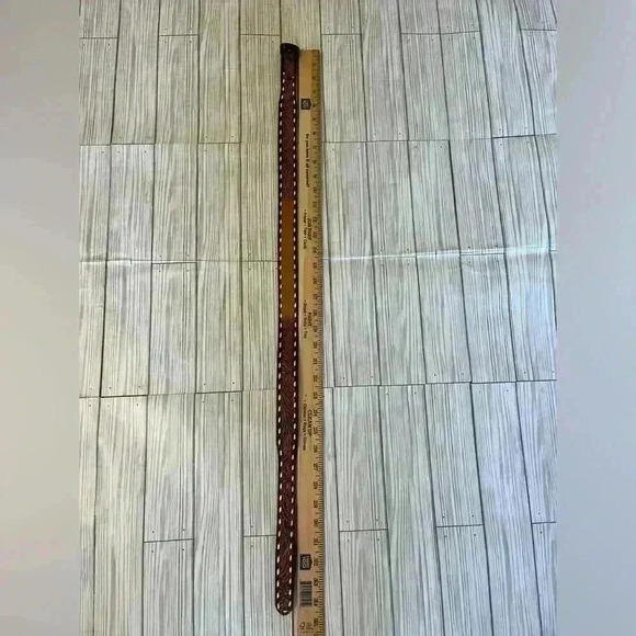 Western Tooled Leather Belt - Picture 6 of 6